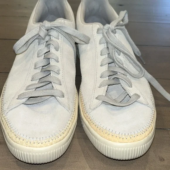 PUMA Suede Trim DLX Trainers Sneakers Sz 11 - Picture 2 of 8